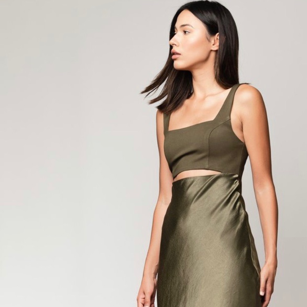 Final - ❤️RESTOCKED! Donna Mizani Regina cutout midi dress